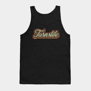 Turnstile Vintage Text Tank Top